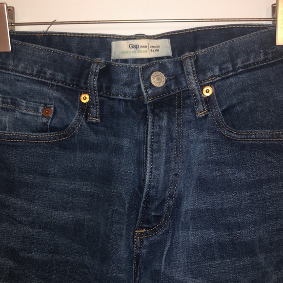Gap Slim deconstructed pants. Size 29/30. - Picture 2 of 3